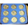 Image 2 : SBA Dollar Coin Set 9 Coins (BU)