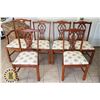 Image 1 : LOT OF SIX VINTAGE/ ANTIQUE DINING CHAIRS