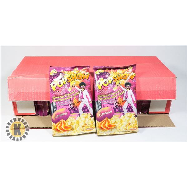 CASE OF POP SHOW POPCORN (CARAMEL)