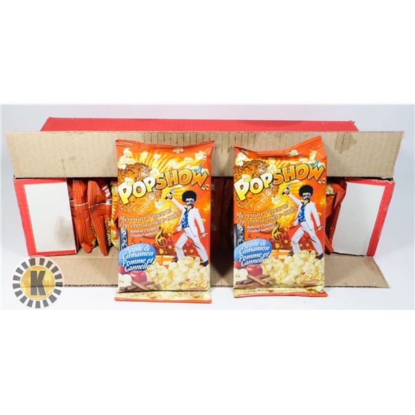 CASE OF POP SHOW POPCORN (APPLE CINNAMON)