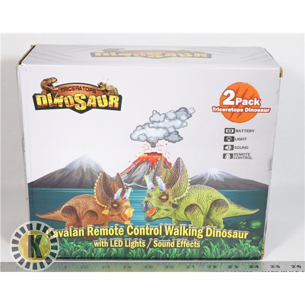 TRICERATOPS DINOSAUR WALKING WITH  REMOTE CONTROL