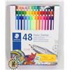 NEW 48PC STAEDTLER POROUS POINT PENS