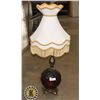 ESTATE CRIMSON GLASS LAMP