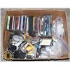 Image 1 : ESTATE BOX OF ASSORTED CDS DVD'S & ELECTRONICS