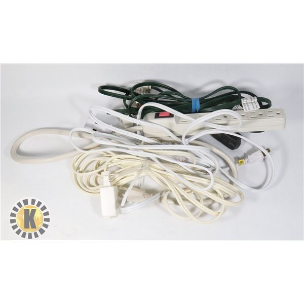 LOT OF ASSORTED POWER CORDS