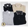 Image 1 : GOLF SHIRTS MEDIUM PACK OF 4 ASSORTED COLORS