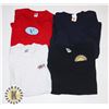 Image 1 : T-SHIRTS SIZE LARGE, PACK OF 4, ASSORTED COLORS