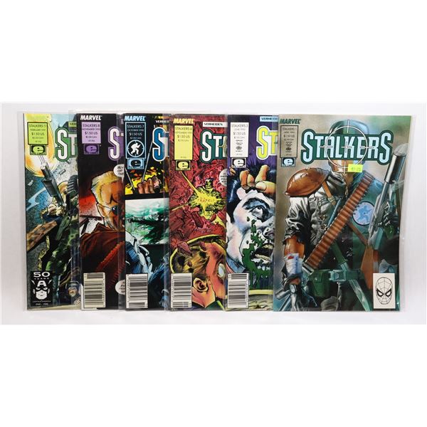 MARVEL STALKERS #1, 3, 6, 7, 8, 11