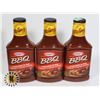 Image 1 : THREE BOTTLES OF KRAFT CHICKEN N' RIB BBQ SAUSE