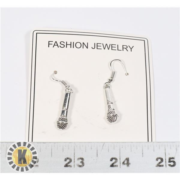 NEW MICROPHONE THEME EARRINGS