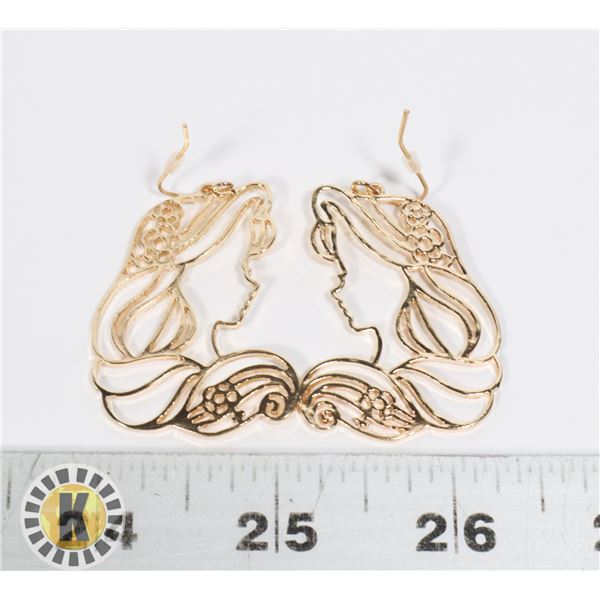 NEW LADY SHAPED EARRINGS