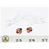 Image 1 : RHINESTONE LADY BUG EARRINGS IN A CANDY SHAPED