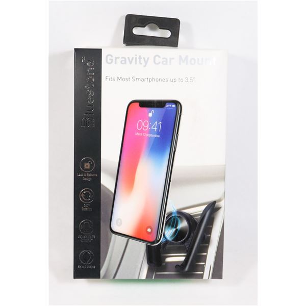 NEW GRAVITY CAR MOUNT FITS MOST SMART PHONES