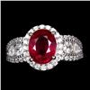 Image 1 : Natural Pigeon Blood Red Ruby Ring