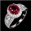 Image 2 : Natural Pigeon Blood Red Ruby Ring