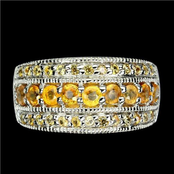 Natural Yellow  Sapphire Ring