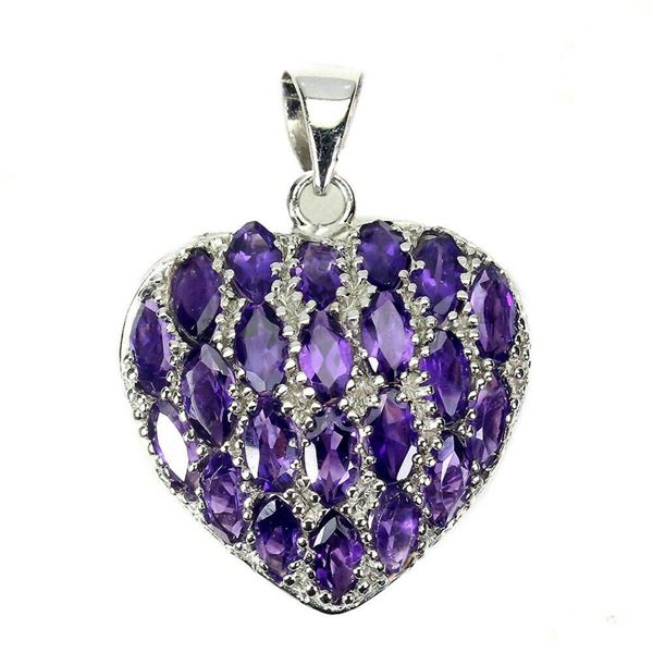 Natural Brazil Amethyst Pendant