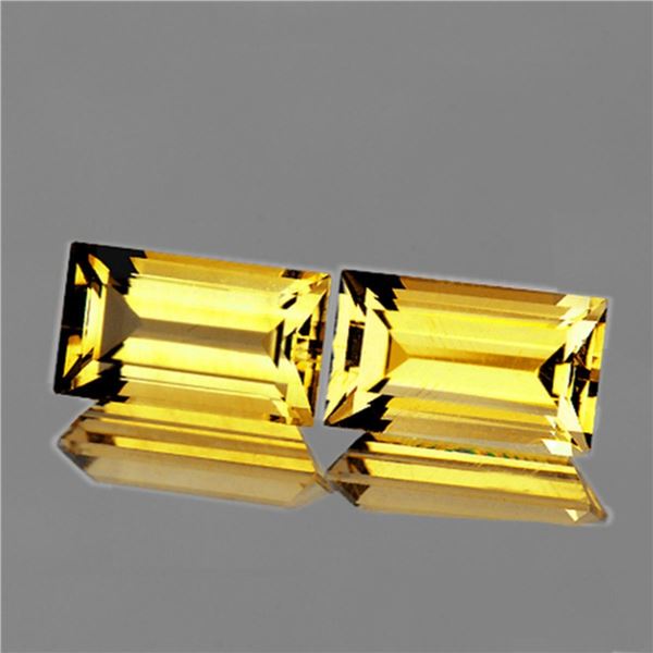 Natural Ceylon Yellow Sapphire Pair - VVS