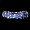 Image 1 : Natural Tanzanite & Sapphire Ring