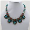Image 1 : Tibet Natural Stone Tribal Queen Royal Necklace