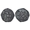 Image 1 : Ancient India: Early Uninscribed Cast Copper Coinage (EUCCC) - Punjab series, 'lion' type, 4.64g.