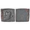 Image 1 : Ancient India: Taxila - copper coin of post-Mauryan period, 'Nandipada’ type, PAIC 1462, 5.79g.