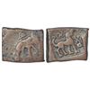Image 1 : Ancient India: Taxila - copper coin of post-Mauryan period, 'elephant' type, PAIC 1492, 8.70g.
