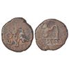 Image 1 : Ancient India: Ancient Saketa, Ayodhya, copper coin of Vijayamitra, not listed in PAIC, 3.18g.