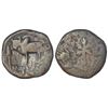 Image 1 : Ancient India: Ancient Saketa region - Ayodhya, copper coin of Ayumitra, PAIC 1064, 7.18g.