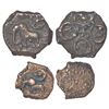 Image 1 : Ancient India: Ancient Vatsa region, Kaushambi, two coins of 'elephant' type, PAIC 1106,
