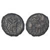 Image 1 : Ancient India: Kaushambi, alloyed copper coin of an uncertain ruler Malavasena?, not in PAIC, 4.90g.