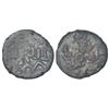 Image 1 : Ancient India: Mathura/Kaushambi?, alloyed copper coin of Virasena, not listed in PAIC, 2.17g.
