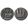 Image 1 : Ancient India: Panchala, Rudragupta, alloyed copper ½ karshapana, MAC 4534, 5.10g.