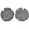 Image 1 : Ancient India: Satavahanas - potin elephant type coin, Vasithiputa Siri Pulumavi, PAIC 2739, 2.89g.