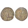 Image 1 : Ancient India: Post- Satavahana Karnataka, lead coin, 'lion Maharathis', not listed in PAIC, 2.35g.