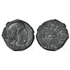 Image 1 : Ancient India: Western Kshatrapas, silver drachm of Swami Rudrasena III, SE 29x, Fishman 34.2xxx.