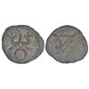 Image 1 : Ancient India: Maharathis, Chandravalli/Chitradurga, lead coin of symbolic type, not in PAIC, 3.49g