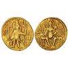 Image 1 : Ancient India: Kushan, gold dinar of Shaka (325-350 AD), Gobl 591, 7.45g.
