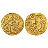 Image 1 : Medieval India: Sri Lanka (Ceylon), anonymous coinage (970-1070 AD), gold ¼ kahavanu, 1.04g.
