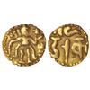 Image 1 : Medieval India: Chola, anonymous coinage (970-1070 AD), gold 1/8 kahavanu, 0.50g.