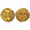 Image 1 : Medieval India: Western Gangas, gold gajpati pagoda, MCSI-I 192-193, 3.86g.