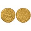 Image 1 : Medieval India: Kadambas of Goa, gold gadyana of Jayakesi III, cyclic year 'Prajapati', 4.39g.