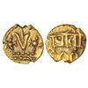 Image 1 : Medieval India: Vijayanagara Empire - Kings of Chandragiri/Penukonda, gold fanam, 0.35g.