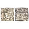 Image 1 : Mughals: Akbar (1556-1605 AD), silver square rupee, Ahmadabad, Azar 30, KM 88.1, 11.44g.