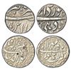Image 1 : Mughals: Jahangir, silver rupee (2), 1x Delhi mint, 11.32g and 1x Lahore mint, 11.33g.