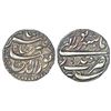 Image 1 : Mughals: Jahangir, silver rupee, Qandhar mint, Shahrewar 11, decorative field on both sides