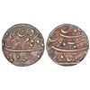 Image 1 : Mughals: Kam Bakhsh, silver rupee, Dar uz-Zafar Bijapur mint, RY Ahd, KM 336.2, 10.47g.