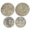 Image 1 : Independent Kingdoms: Nawab of Surat, silver rupee and ½ rupee, Surat mint, Shah Alam II, RY 20