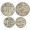 Image 1 : Independent Kingdoms: Nawab of Surat, silver rupee & ½ rupee, Surat mint, Shah Alam II, RY 46
