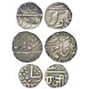 Image 1 : Princely States: Princely State, silver ½ rupee (3), 2x Baroda and 1x Gwalior. (3 coins)